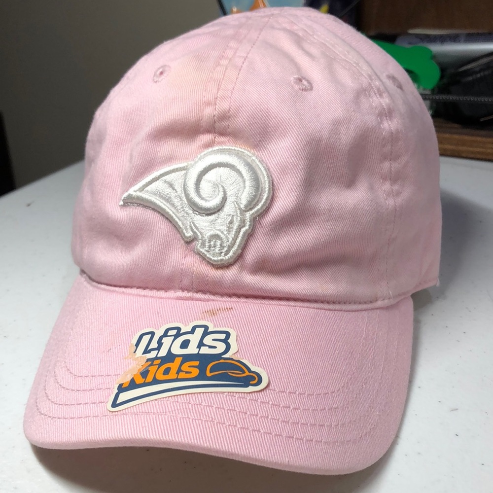 Los Angeles Rams NFL Kids Toddler Pink Adjustable Hat